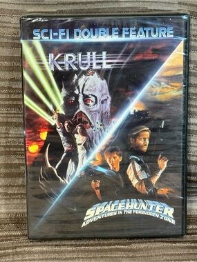 NWT Classic 80s SciFi Krull / Spacehunter Double Feature DVD